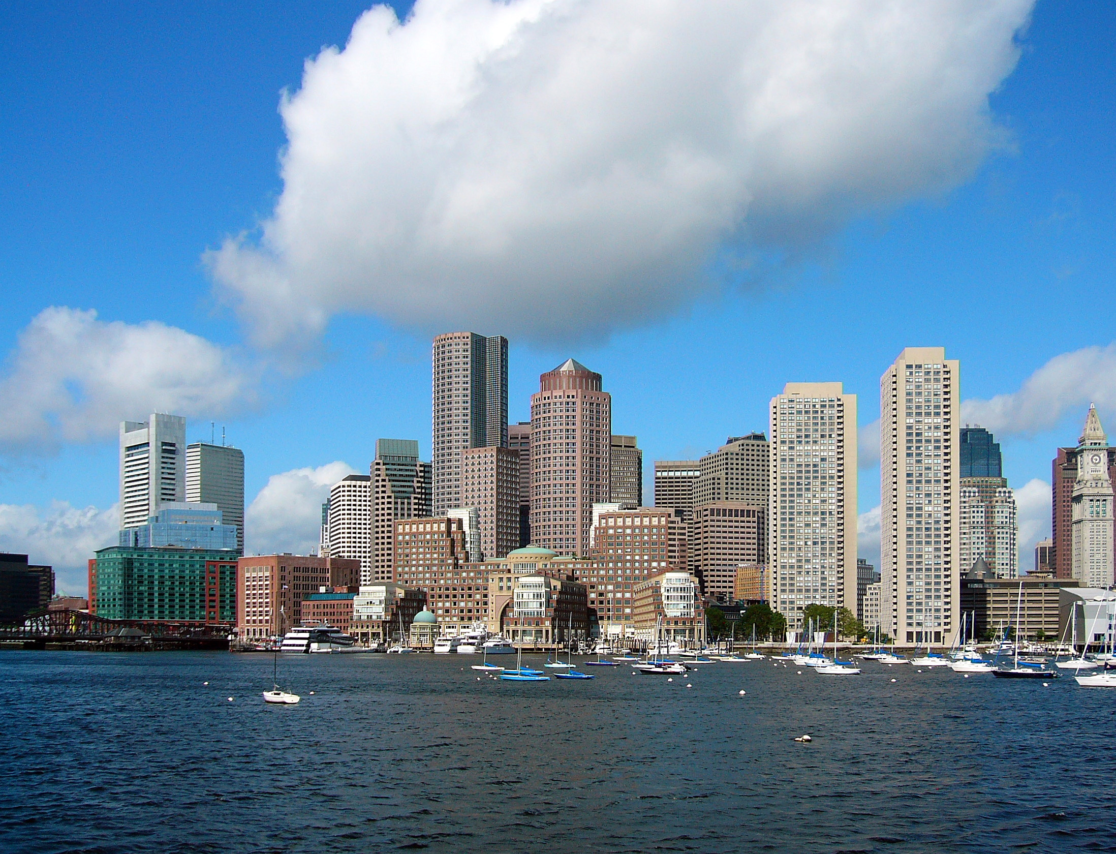 Financial District neighborhood in Boston, MA